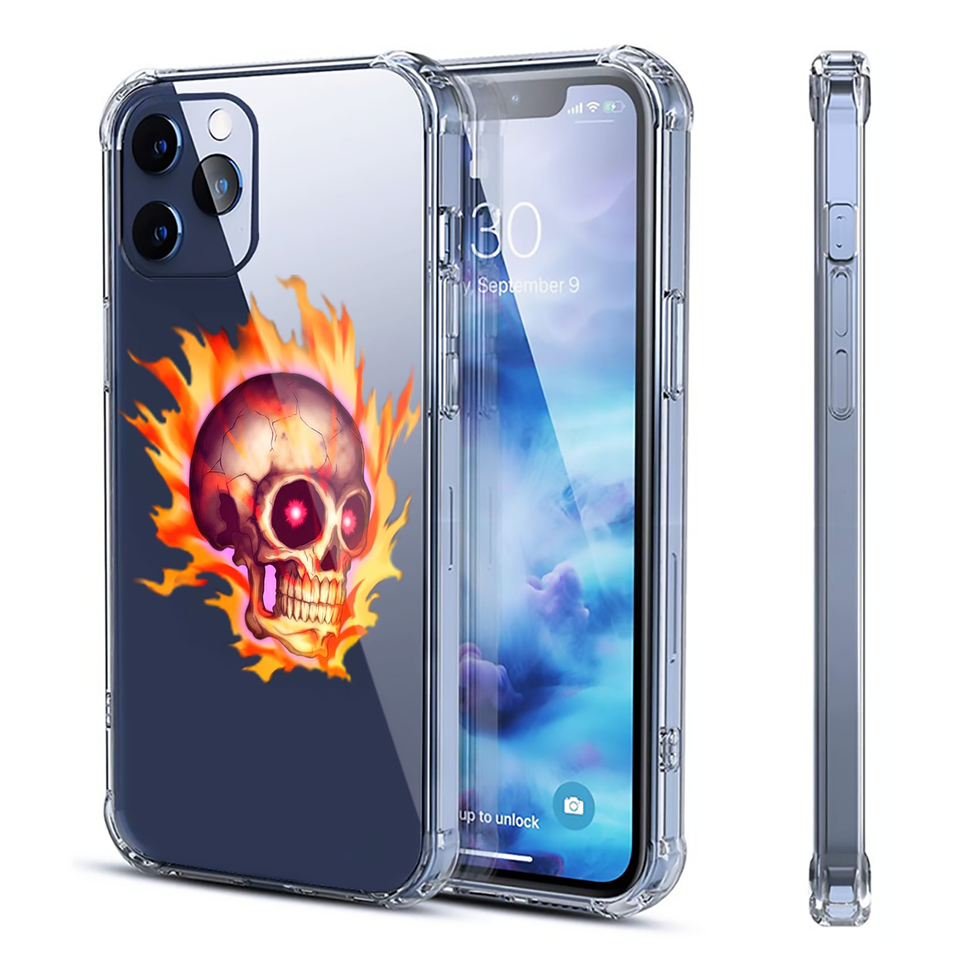 （画像用） 遊☆戯☆王 Yu-Gi-Oh! 【iPhone 12シリーズ対応】透明スマホケース（クリアソフトケース）